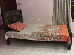 single bed set / wooden single bed / single bed set / furniture