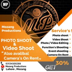 Photography & Videography in Lahore- Weddings- Corporate Shoot Service