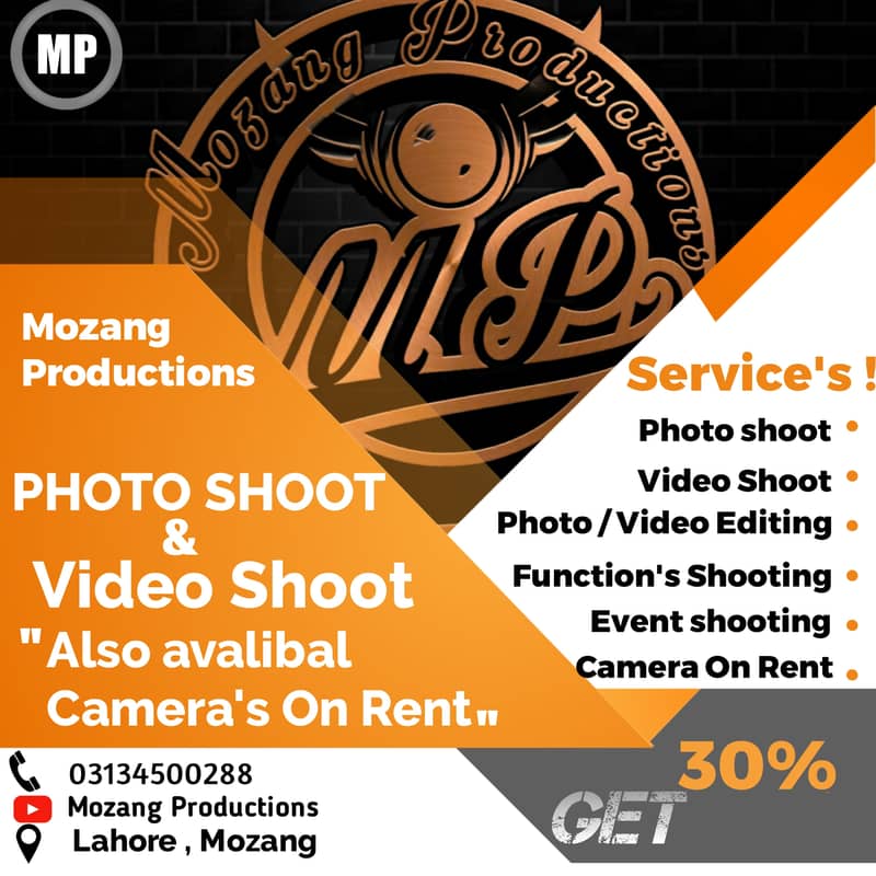 Photography & Videography in Lahore- Weddings- Corporate Shoot Service 0