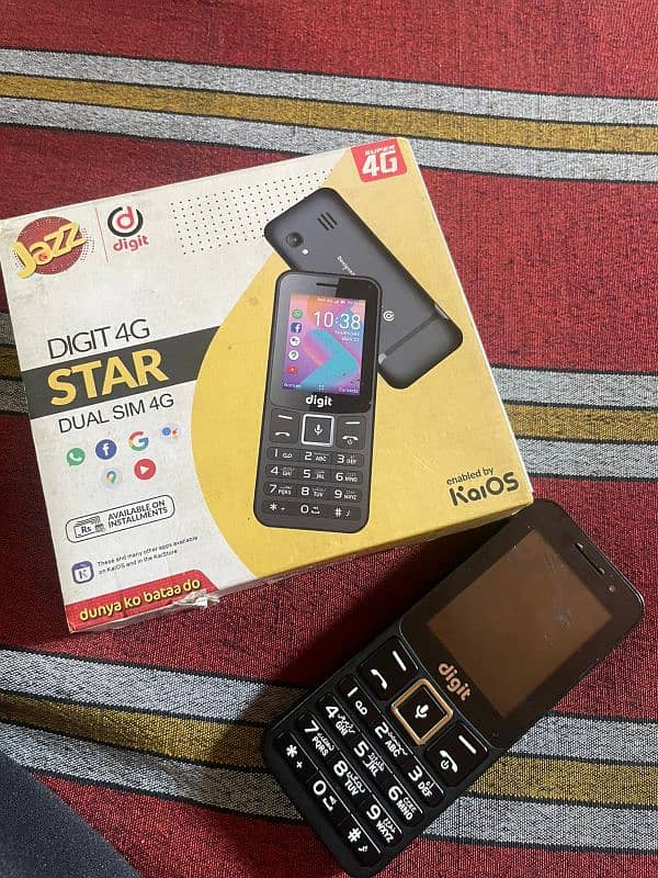 Jazz digit 4g | Black colour | digit star model 5