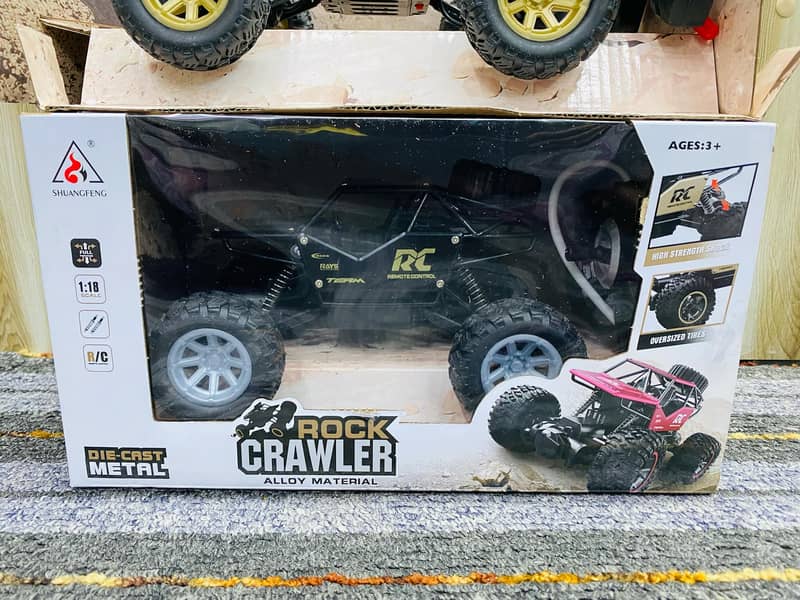 Remote Control (RC) Rock Crawler Truck Metal Rechargeable car 4