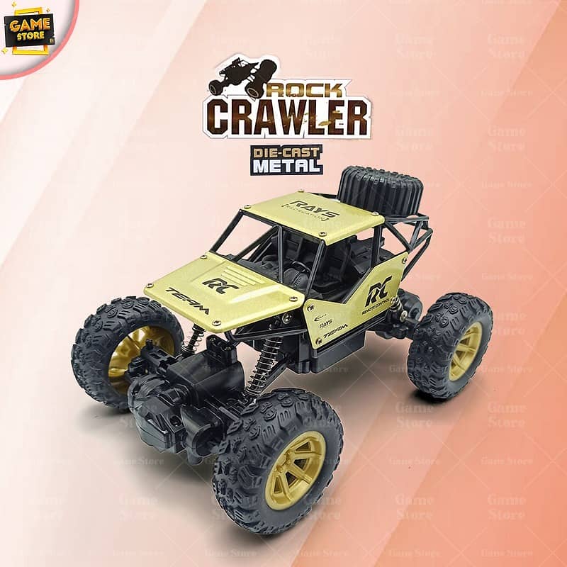 Remote Control (RC) Rock Crawler Truck Metal Rechargeable car 11