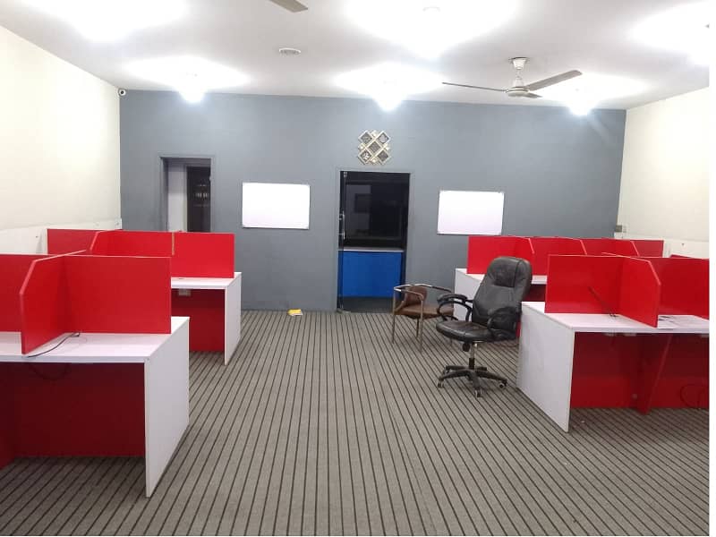 Investment Corridor And Builders Proudly Offer Fully Furnished Area 1200 Square Feet Corporate Office Available For Rent in Main Boulevard Road Gulberg 3 Lahore 0