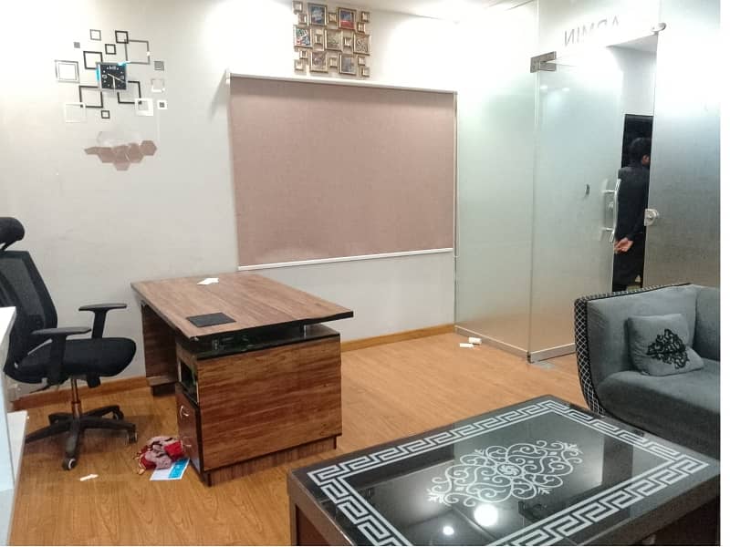 Investment Corridor And Builders Proudly Offer Fully Furnished Area 1200 Square Feet Corporate Office Available For Rent in Main Boulevard Road Gulberg 3 Lahore 4