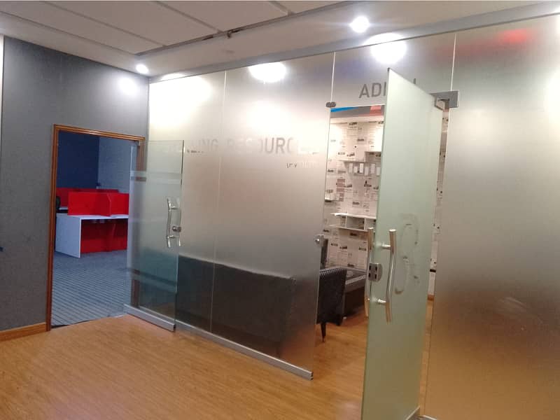 Investment Corridor And Builders Proudly Offer Fully Furnished Area 1200 Square Feet Corporate Office Available For Rent in Main Boulevard Road Gulberg 3 Lahore 7