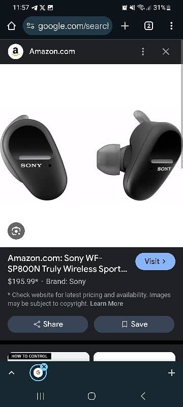 sony wf-sp800n brand new bose jbl beats airpods 1