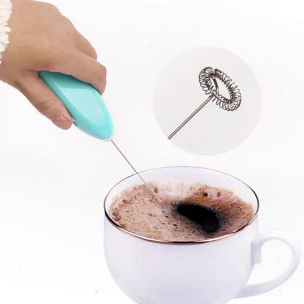 Versatile Milk Frother & Whisk – Ideal for Coffee Lovers 7