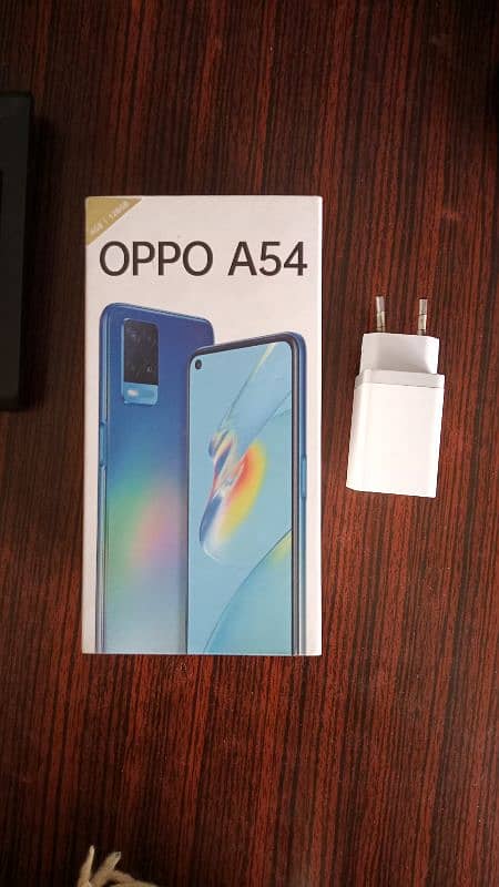 oppo A54 with original box and charger, panel damage 2