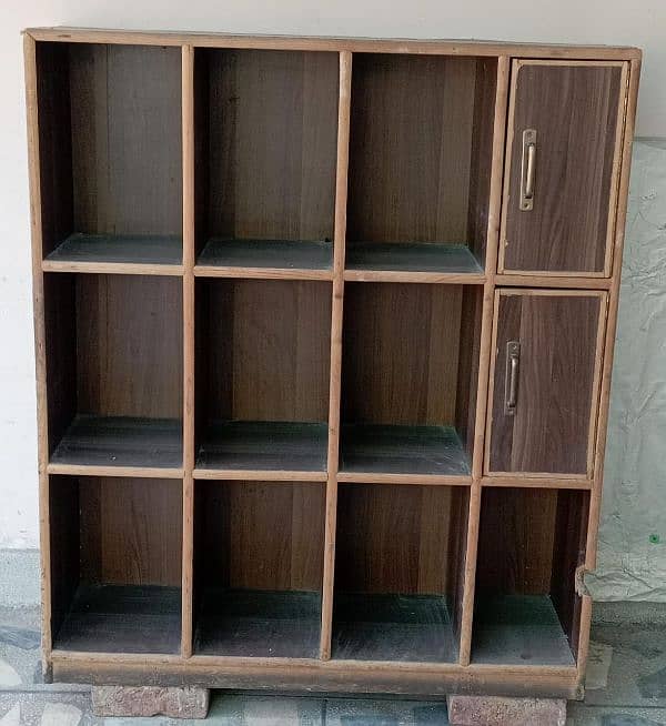 wood almari ~ books shelf ~ books rack ~ shoes shelf ~ shoes rack 0