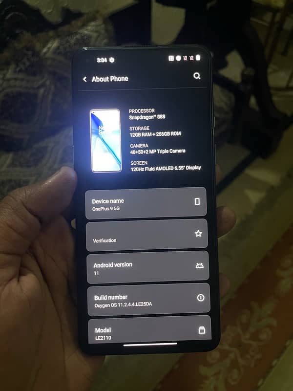 Oneplus 9 12gb 256gb 7