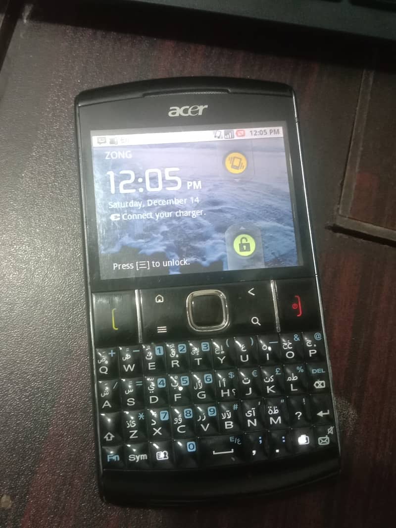 Acer beTouch E210 same as Blackberry with cursor sensor 0