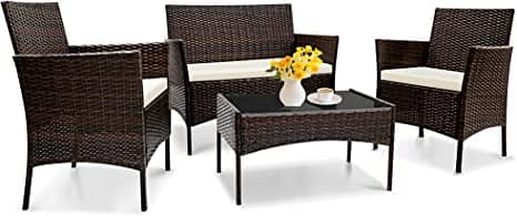 UK Set, Rattan Furniture, 2 seater , single seater Chairs outdoor 1