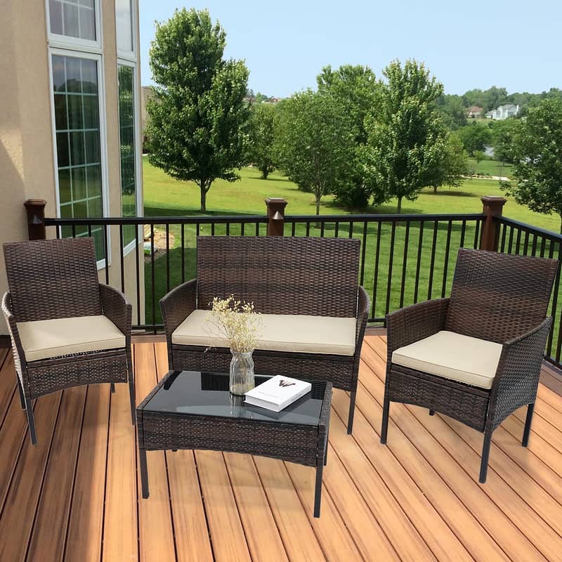 UK Set, Rattan Furniture, 2 seater , single seater Chairs outdoor 5