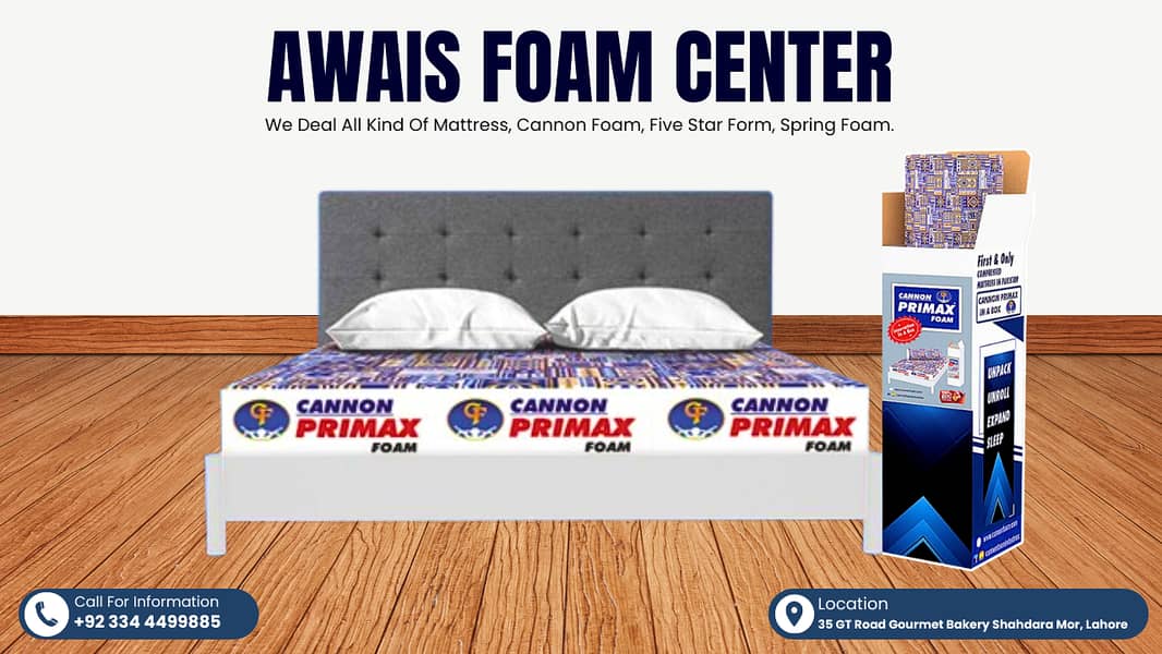 Sale Offer Mattress, Cannon Foam, Spring Mattress, 5 Star Foam 0