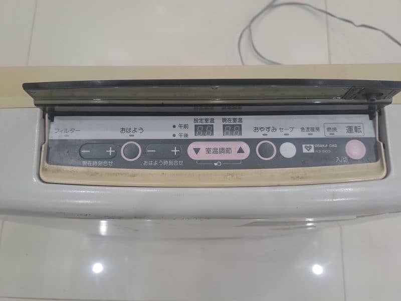 Japanese electric and gas blower heater 1