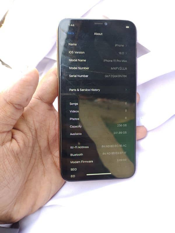 IPHONE 11 PRO MAX 256GB Factory unlock 1