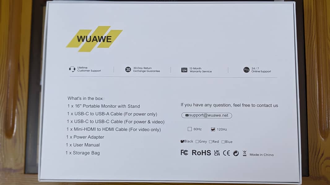 Portable Monitor 16 Inch 120 Hz 3