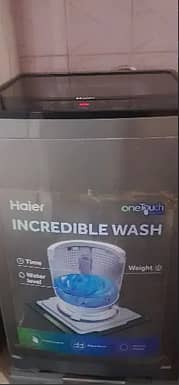 12 kg Automatic HAIER for sale with warranty 8 years scratch less 3