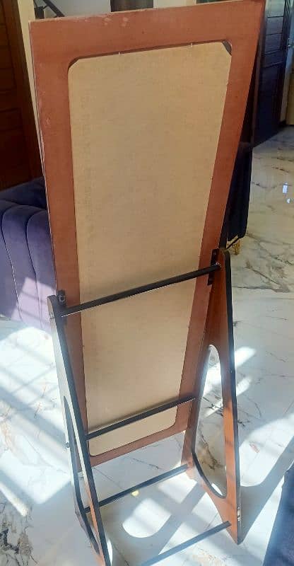 Standing Mirror in Wooden Frame 1