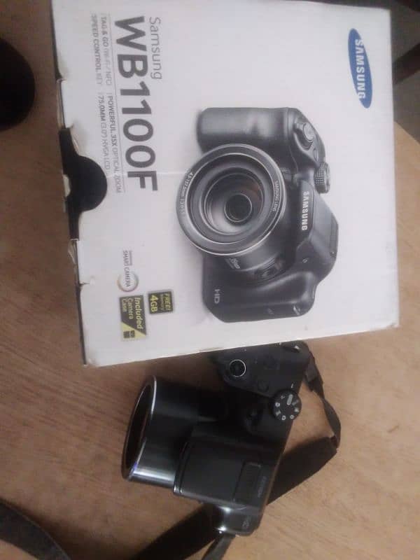 SAMSUNG WB 1100F CAMERA WITH BOX BEST FOR PHOTO SHOT AND MOVIE 16.2 mp 6