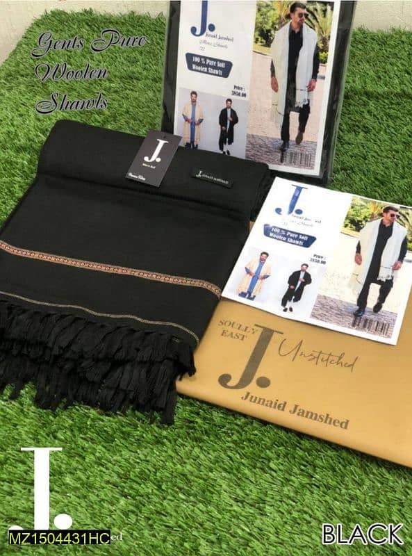 ((inspired by JUNAID JAMSHED)) Plain wool shawl for Mans  (BEST PRICE) 0