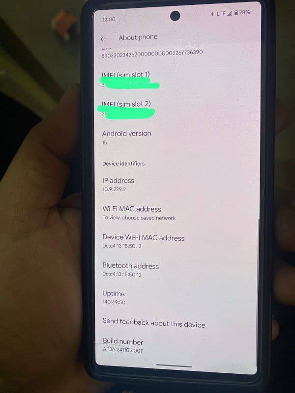 Google pixel in mint condition 0