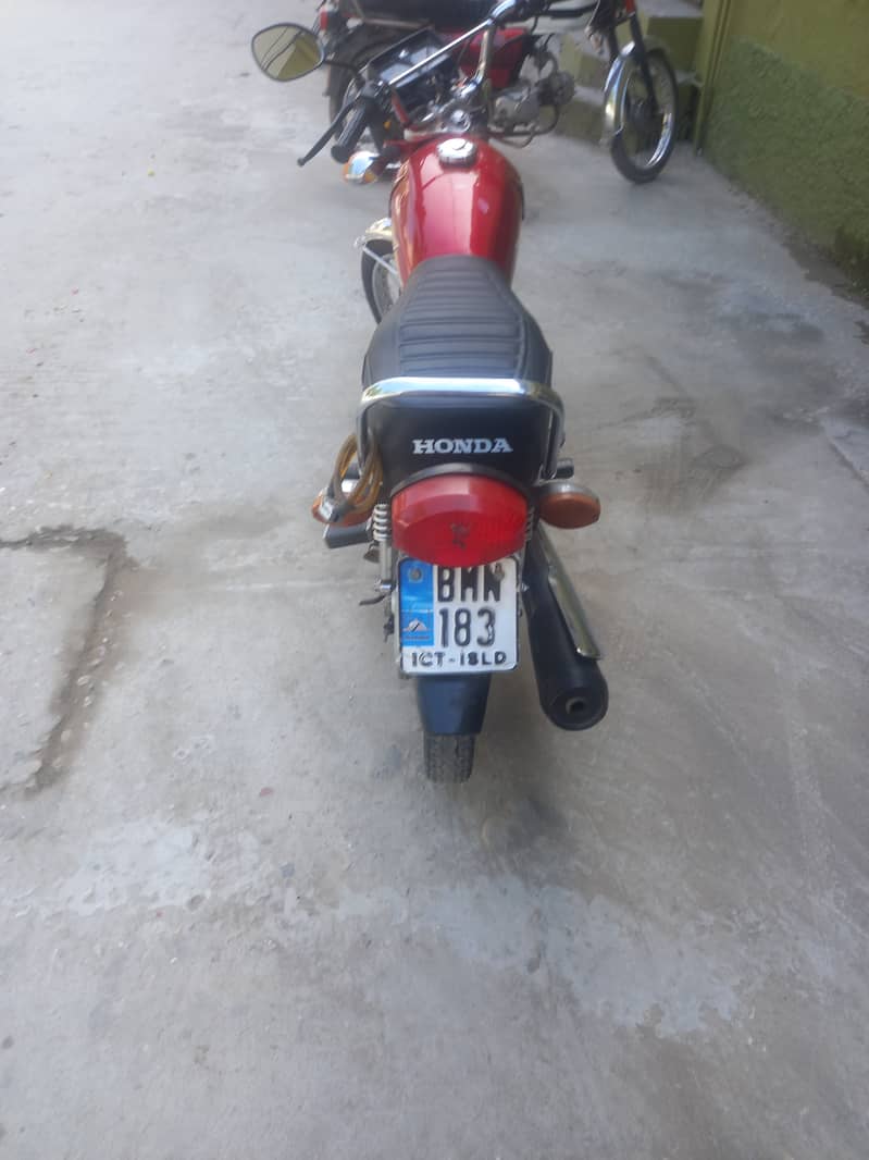 Honda 125 2021 isb number 3