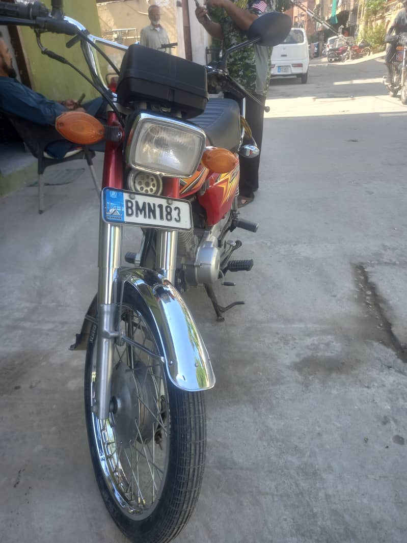 Honda 125 2021 isb number 4