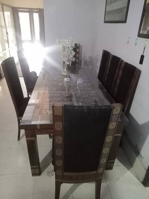 Dinning Table with 8 chairs 2