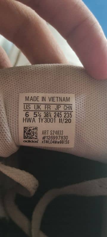 original adidas used sneakers made in Vietnam 2