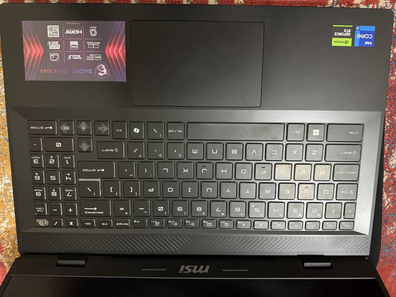 MSI Gaming Laptop (Sword 16 HX B14VFKG) 9