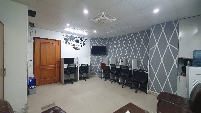 Area 350 square Feet Brand New Corporation Office Available For Rent in Main Boulevard Road Gulberg 3 Lahore 1