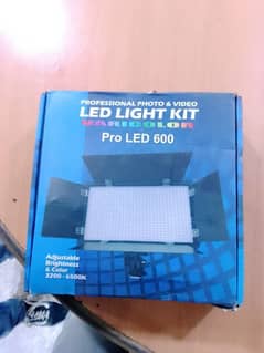 Professional Pro LED 600 Photo & Video Light Kit