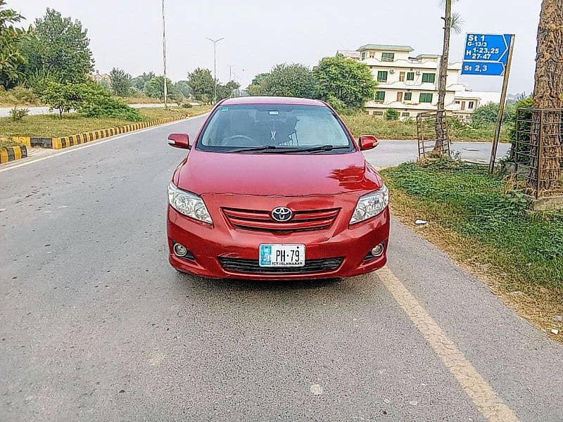 altis auto 2009 model Islamabad number 0