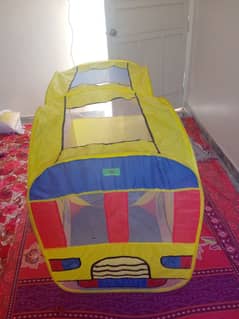 Kids tent bus house