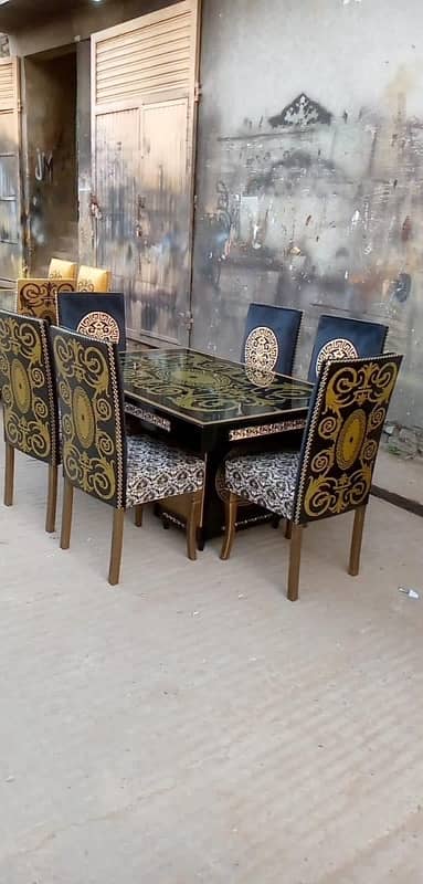 wooden dining table \ 6chairs Dinnig table \ Dinnig table \ Dinning 2