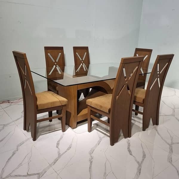 wooden dining table \ 6chairs Dinnig table \ Dinnig table \ Dinning 19