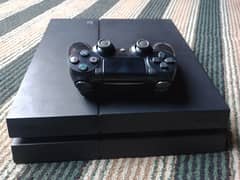 Playstation 4 Fat with controller and Unchartered 4 DVD