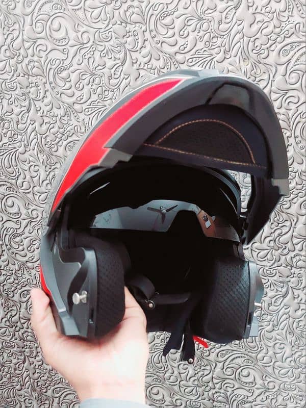 Jiekai 912 red color DOT helmet 6