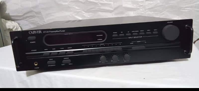 Carver CT-24 preamplifier made in U. S. A 0