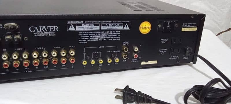 Carver CT-24 preamplifier made in U. S. A 2