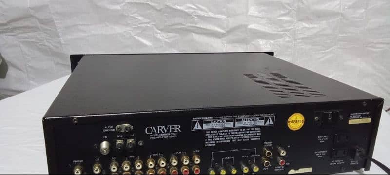 Carver CT-24 preamplifier made in U. S. A 3