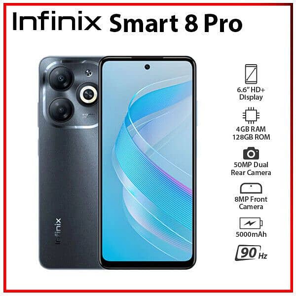 Infinix smart 8pro 4+4/128 2