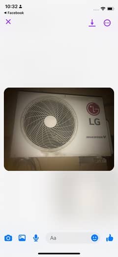 LG inverter AC 1.5 Ton