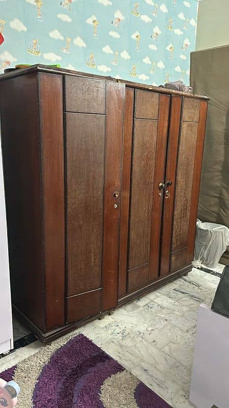 3 door cupboard for sale 2