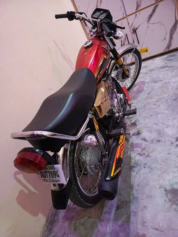 Honda CG 125 self start Gold edition 2