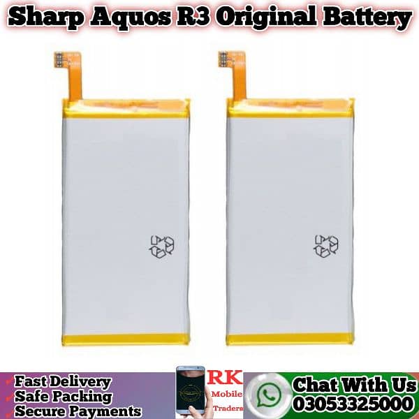 Sharp Aquos R2, R3, R5 Original Parts | Touch Glass, Back Glass Penal 6