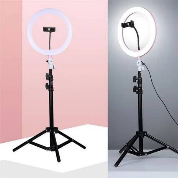 26 cm Ring Light With 7. ft Tripod Stand 0