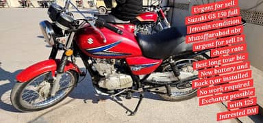 Suzaki GS  150 Model 15 sell and exchange RS160000