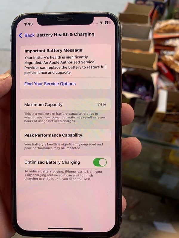 iphone xs factory unlock  urgent sale 6